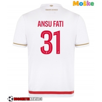 Moške Nogometnih dresov AS Monaco Ansu Fati #31 Domači 2025-26 Kratki rokavi